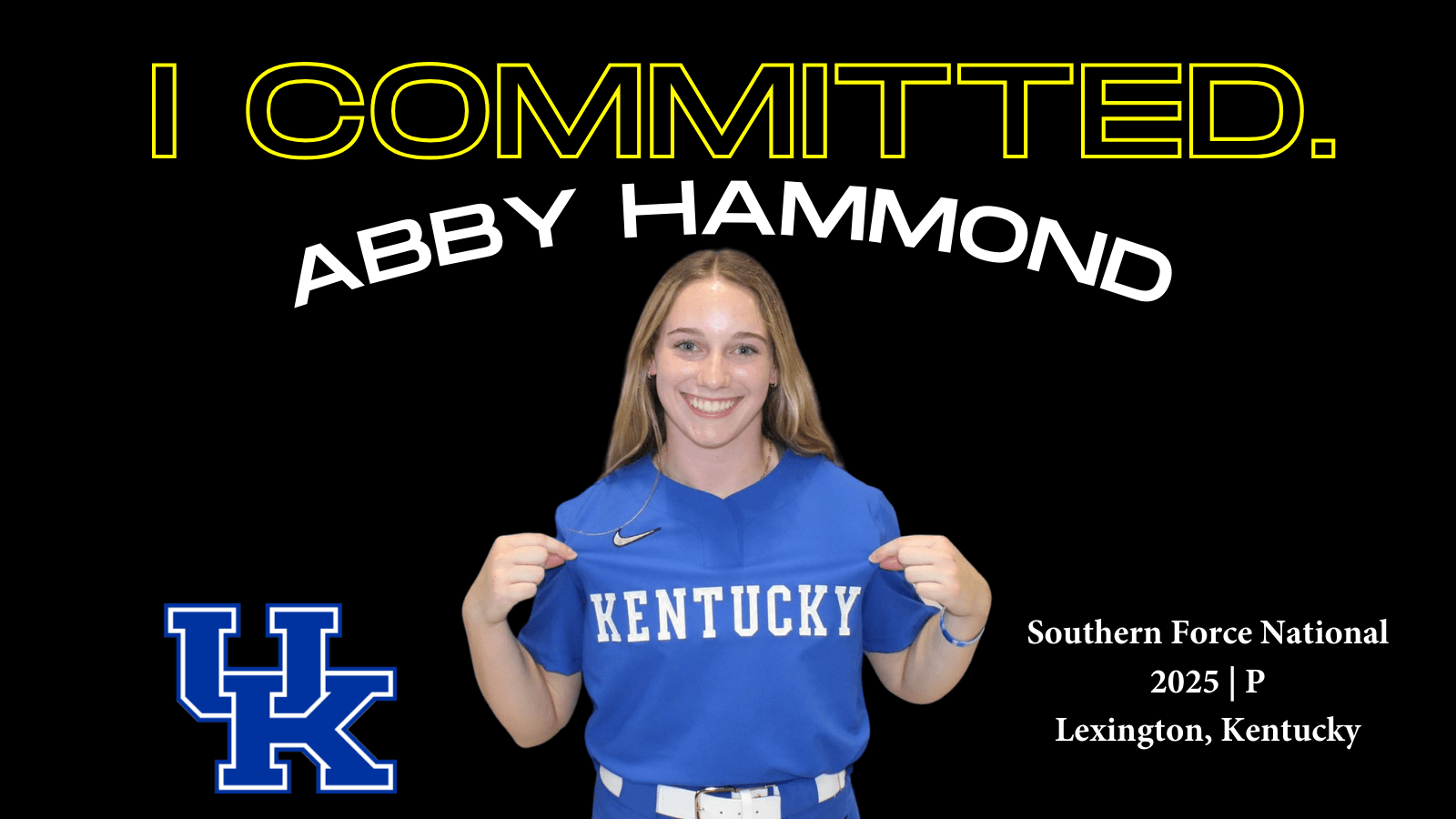 I Committed: Abby Hammond’s Little League Dream of Being A Kentucky Wildcat Comes True