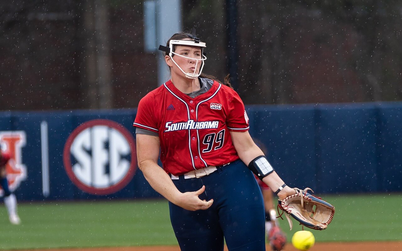 Olivia Lackie’s Dominant Pitching Propels South Alabama’s Quest for NCAA Tournament Berth