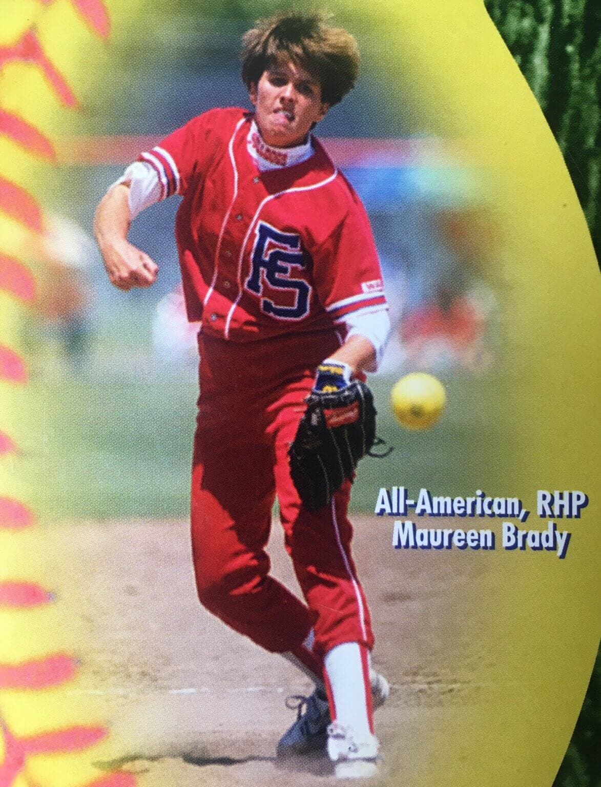 Super Bowl Softball Tie In Did You Know Tom Brady Called His Big Sister Maureen A College 