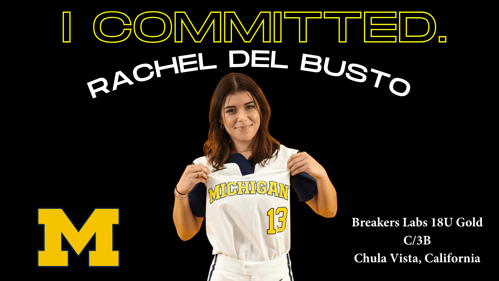 I Committed: Rachel Del Busto to Compete with Michigan Wolverines