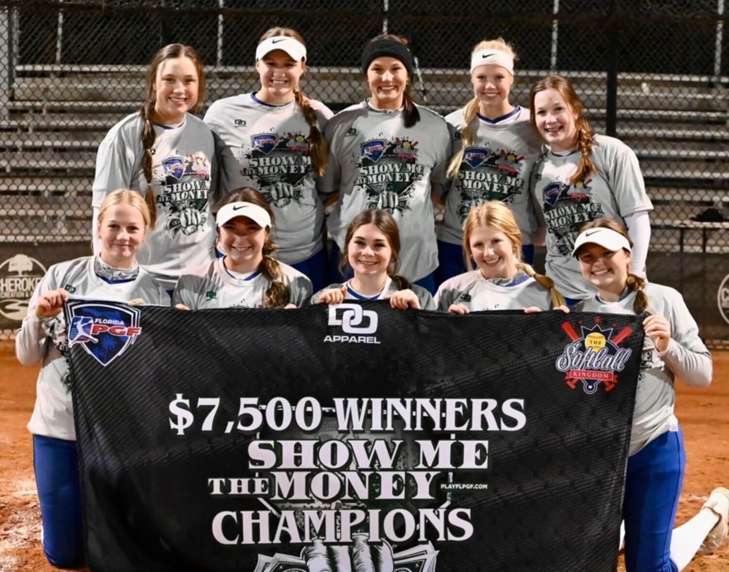 Select Fastpitch won the 18U title at the 2022 PGF Show Me The Money in Georgia.